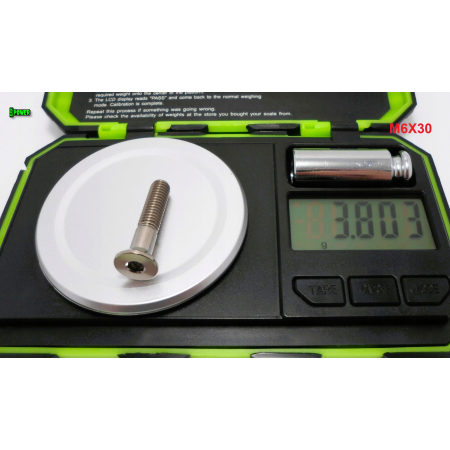 M6x30 śruba tytanowa gr5 imbusowa din 7991 tytan gr5 śruby tytanowe grade 5