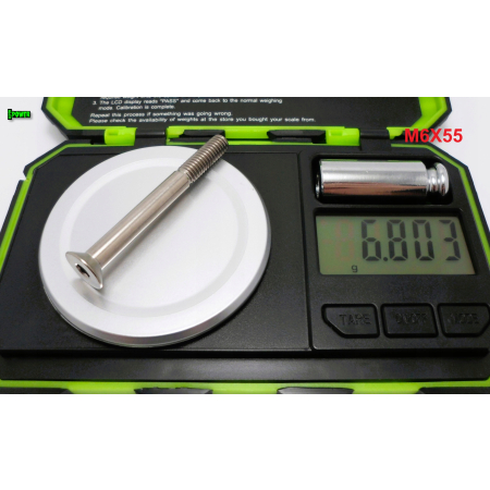 M6x55 tytanowa śruba imbusowa din 7991 śruby tytanowe m6 tytan grade 5