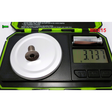 M8x15 śruba tytanowa gr5 imbusowa din 7991 tytan gr5 śruby tytanowe grade 5