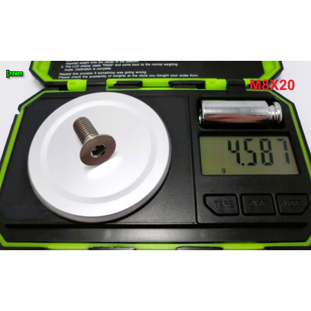 M8x20 śruba tytanowa gr5 imbusowa din 7991 tytan gr5 śruby tytanowe grade 5