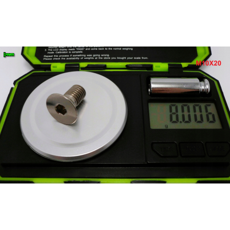 M10x20 tytanowa śruba imbusowa din 7991 śruby tytanowe m10 tytan grade 5