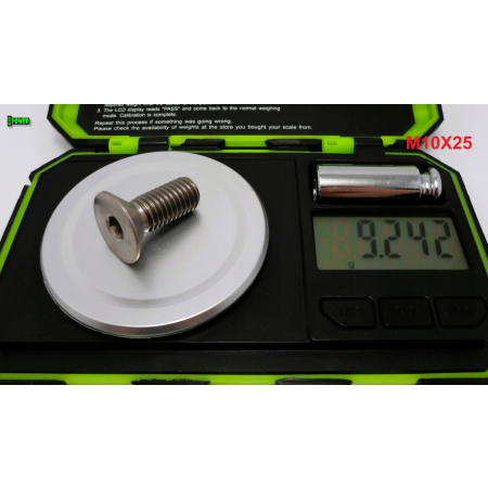 M10x25 tytanowa śruba imbusowa din 7991 śruby tytanowe m10 tytan grade 5