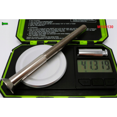 M10x130 tytanowa śruba imbusowa din 7991 śruby tytanowe m10 tytan grade 5