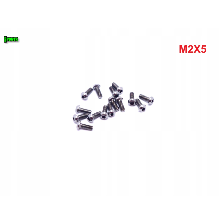 M2x5 śruba tytanowa z łbem kulistym imbusowa iso 7380 śruby tytan grade 5