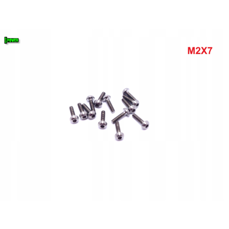 M2x7 śruba tytanowa z łbem kulistym imbusowa iso 7380 śruby tytan grade 5