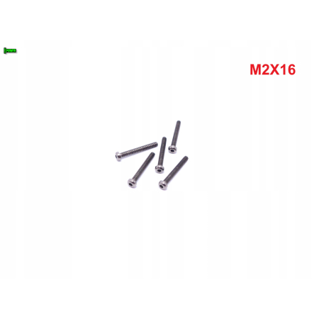 M2x16 śruba tytanowa gr5 iso 7380 śruby tytanowe tytan grade 5