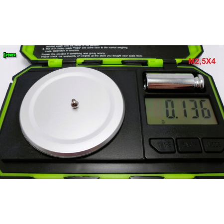 M2,5x4 śruba tytanowa z łbem kulistym imbusowa iso 7380 śruby tytan grade 5