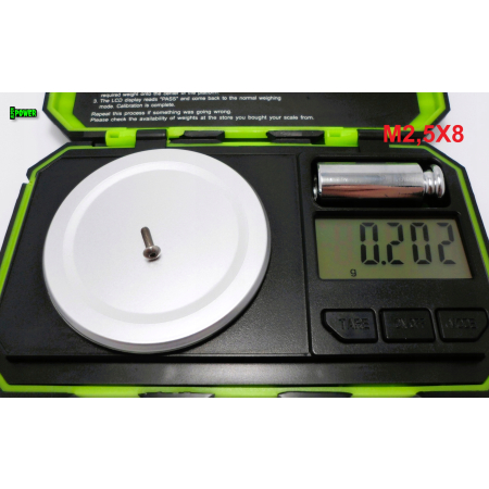 M2,5x8 śruby tytanowe iso 7380 śruba tytanowa gr 5 tytan grade 5