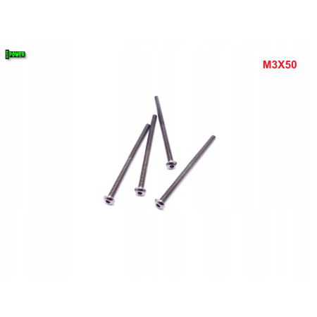 M3x50 śruba tytanowa z łbem kulistym imbusowa iso 7380 śruby tytan grade 5