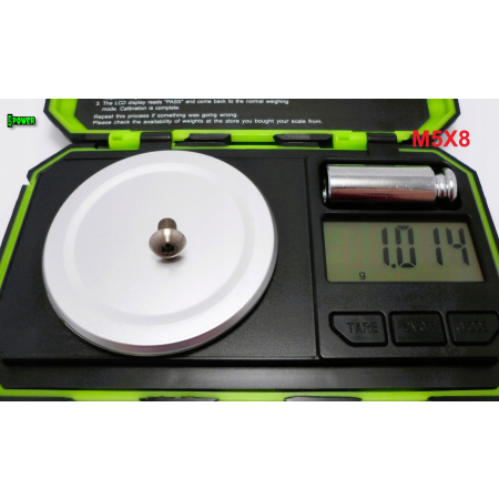 M5x8 śruba tytanowa z łbem kulistym imbusowa iso 7380 śruby tytan grade 5