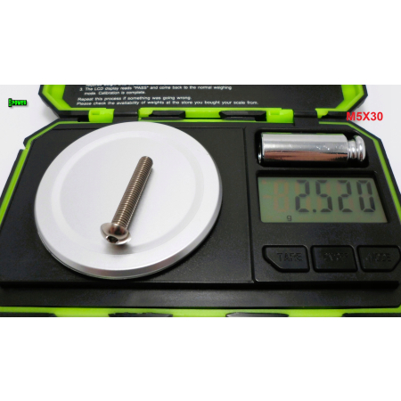 M5x30 śruba tytanowa z łbem kulistym imbusowa iso 7380 śruby tytan grade 5