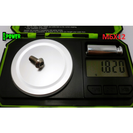 M6x12 śruba tytanowa gr5 iso 7380 śruby tytanowe tytan grade 5