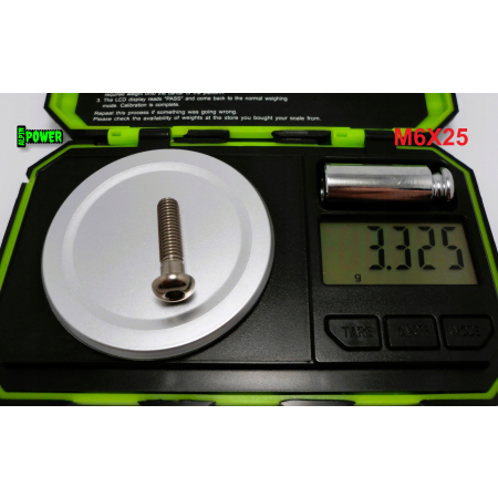 M6x25 śruba tytanowa gr5 iso 7380 śruby tytanowe tytan grade 5