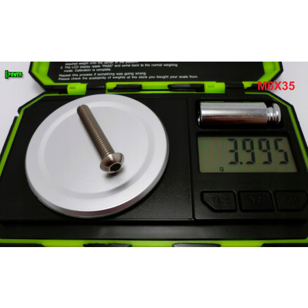 M6x35 śruba tytanowa z łbem kulistym imbusowa iso 7380 śruby tytan grade 5