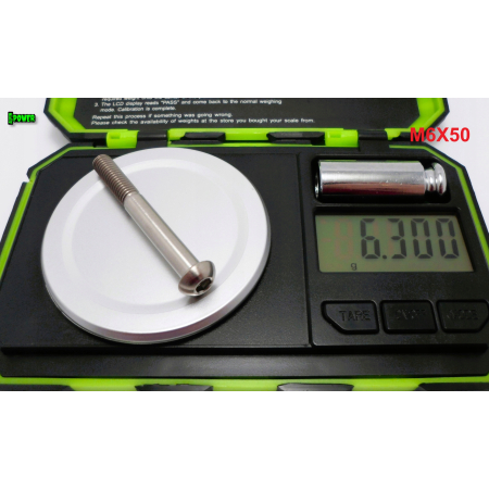 M6x50 śruba tytanowa z łbem kulistym imbusowa iso 7380 śruby tytan grade 5