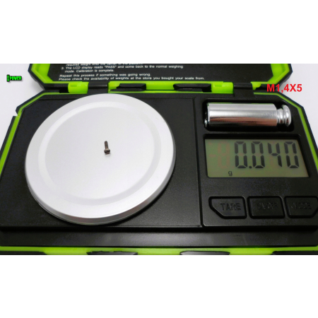 M1,4x5 śruba tytanowa z łbem walcowym płaskim din 84 śruby tytanowe gr 2