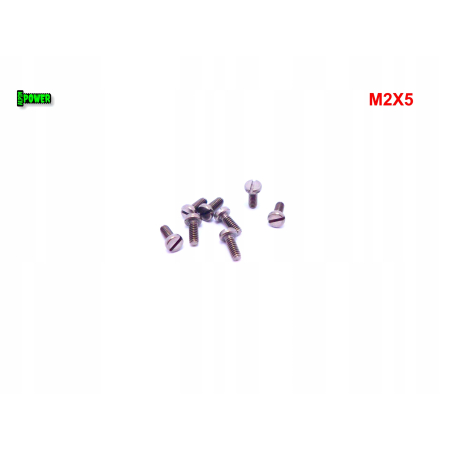 M2x5 śruba din 84 iso1207 tytanowa z łbem walcowym płaskim śruby tytanowe