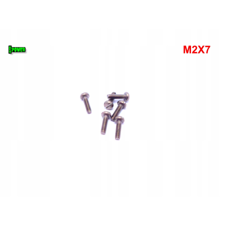 M2x7 śruba din 84 iso1207 tytanowa z łbem walcowym płaskim śruby tytanowe