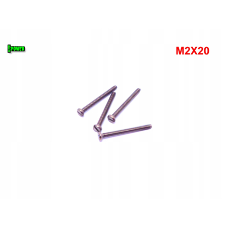 M2x20 śruba din 84 iso1207 tytanowa z łbem walcowym płaskim śruby tytanowe