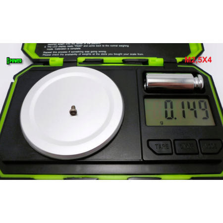 M2,5x4 śruba din 84 iso1207 tytanowa z łbem walcowym płaskim śruby tytanowe