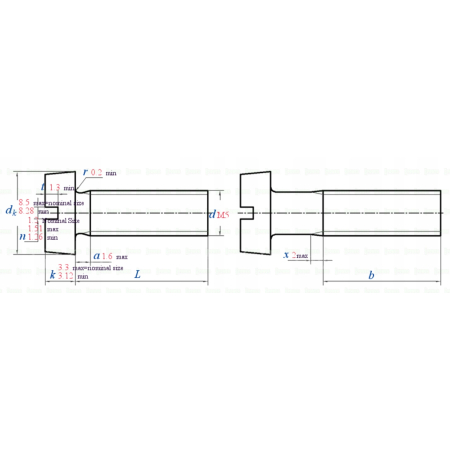 M5x10 śruba din 84 iso 1207 tytanowa z łbem walcowym płaskim śruby tytanowe