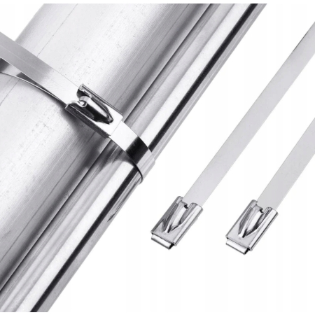 OPASKA ZACISKOWA BALL-LOCK 4,6X250MM Stal NIERDZEWNA TERMICZNA 540C