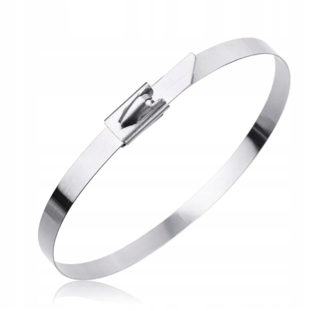 OPASKA ZACISKOWA BALL-LOCK 4,6X400MM Stal NIERDZEWNA TERMICZNA 540C