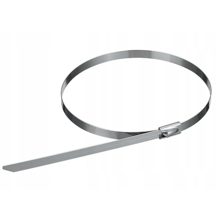 OPASKA ZACISKOWA BALL-LOCK 7,9X500MM Stal NIERDZEWNA TERMICZNA 540C