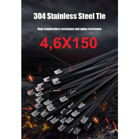 OPASKA ZACISKOWA BALL-LOCK 4,6X150MM Stal NIERDZEWNA TERMICZNA 700C