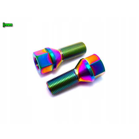 Tytanowe śruby do kół felg m14x28 skok 1,25 tytan grade 5