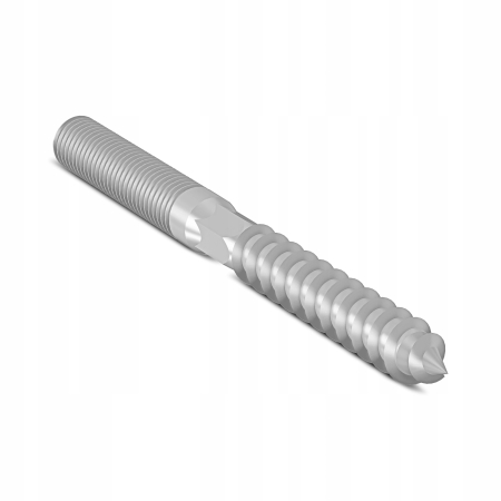 Śruba dwugwintowa m10x100