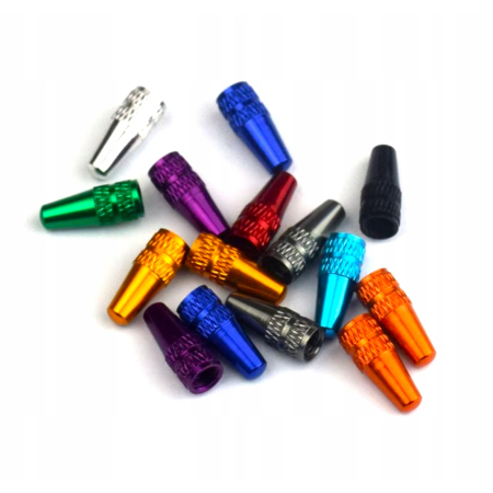 Kapturek nakrętka wentyla na wentyl presta kapturek zaworu presta czerwone