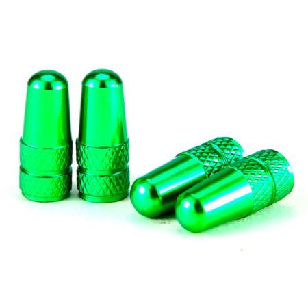 Kapturki nakrętki wentyla na wentyl presta nakrętka wentyl sv fv zielone