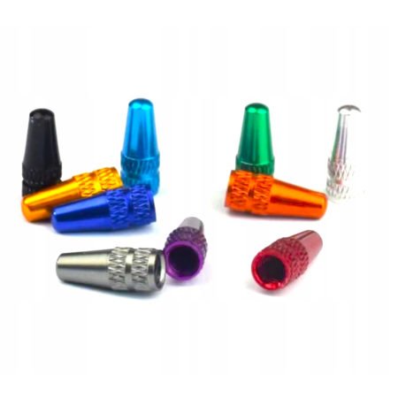 Nakrętki wentyla presta czapki do wentyla presta kapturki na zawory złote