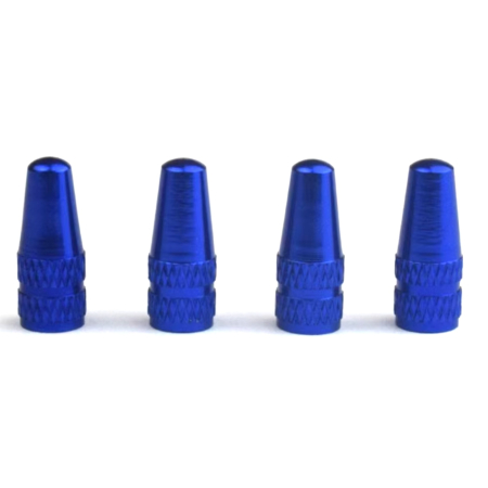 Nakrętki zaworu presta na wentyl presta kapturki zawory presta niebieskie