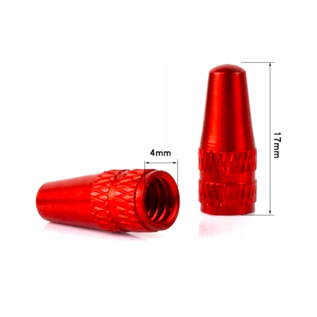 Nakrętka na wentyl presta czapki do opon rower kapturki na zawory rainbow