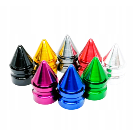 Nakrętki na wentyle rainbow czapki opon kapturki na zawory przeciwpyłowe