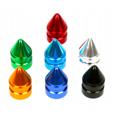 Nakrętki na wentyle rainbow czapki opon kapturki na zawory przeciwpyłowe