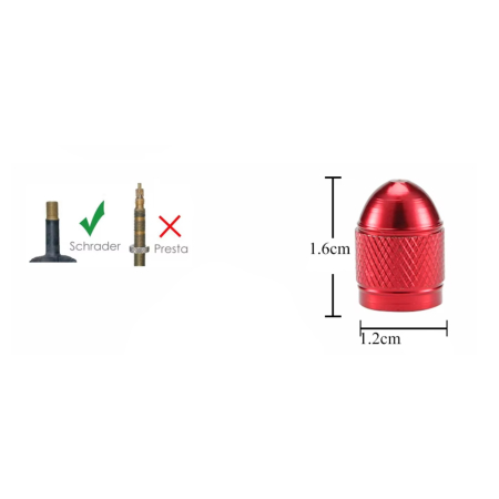 Nakrętki na wentyle czapki opon kapturki na zawory przeciwpyłowe błękitne