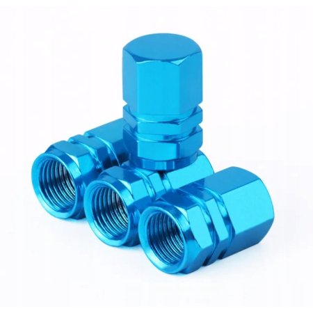 Czapki do opon kapturki na zawory osłony przeciwpyłowe samochodu aluminiowe