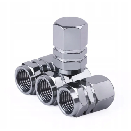 Czapki do opon kapturki na zawory osłony przeciwpyłowe samochodu aluminiowe