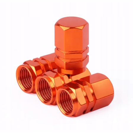 Czapki do opon kapturki na zawory osłony przeciwpyłowe samochodu aluminiowe