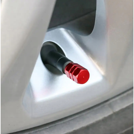 Czapki do opon kapturki na zawory osłony przeciwpyłowe samochodu aluminiowe