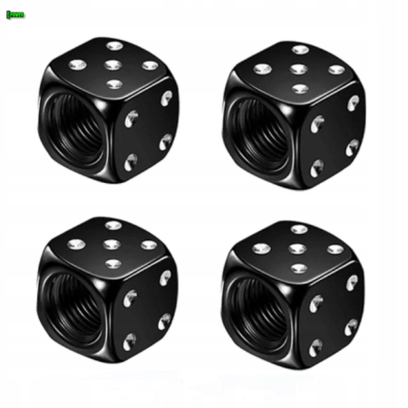 Nakrętki na wentyle kostki aluminiowe czapki do opon kapturki na zawory