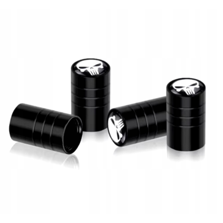 Nakrętki na wentyle punisher skull kapturki na zawory punisher skull