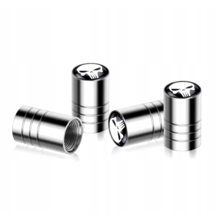 Punisher skull nakrętki na wentyle czapki do opon punisher skull