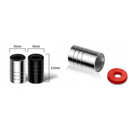 Punisher skull nakrętki na wentyle czapki do opon punisher skull