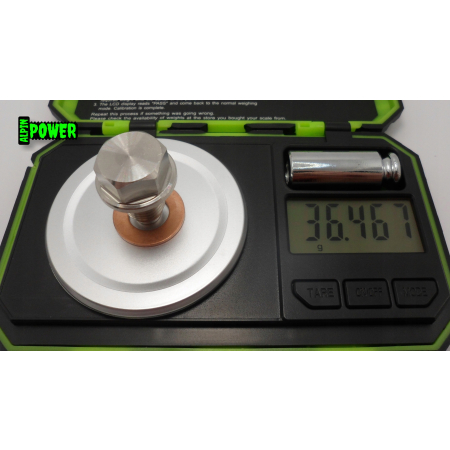 MAGNETYCZNY KOREK SPUSTOWY OLEJU M12X1,25 STAL NIERDZEWNA