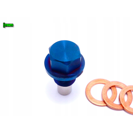 MAGNETYCZNY KOREK SPUSTOWY OLEJU M12X1,25 TYTANOWY