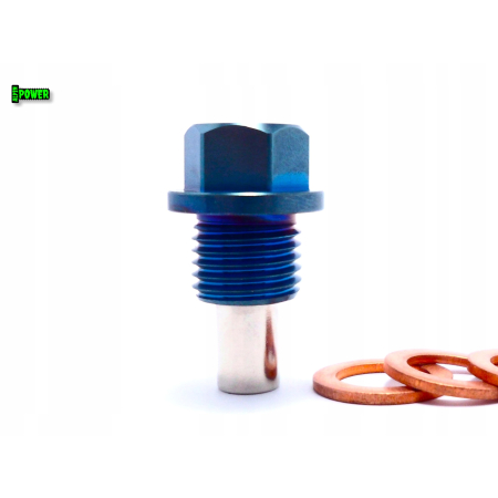 MAGNETYCZNY KOREK SPUSTOWY OLEJU M14X1,5 TYTANOWY